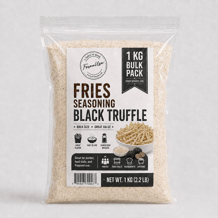 Ferna Filipino Fries Seasoning -Black Truffle 1KG 1000 g