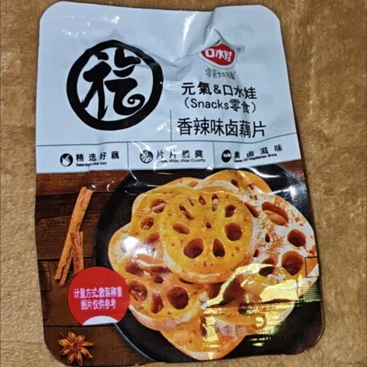 口水娃香辣味脆藕片13g*9袋 117 克