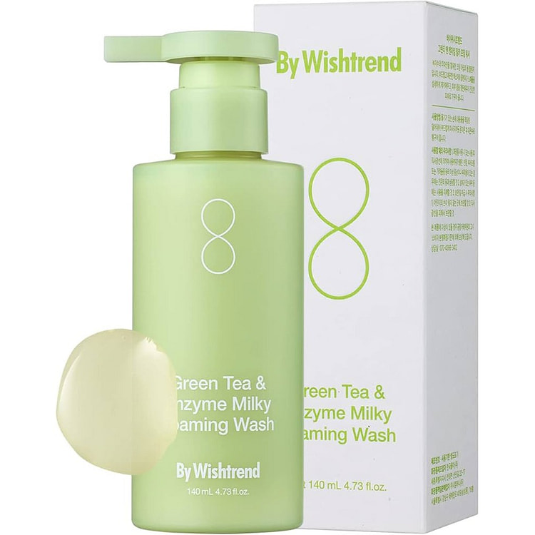 BY WISHTREND Green Tea & Enzyme Milky Foaming Wash