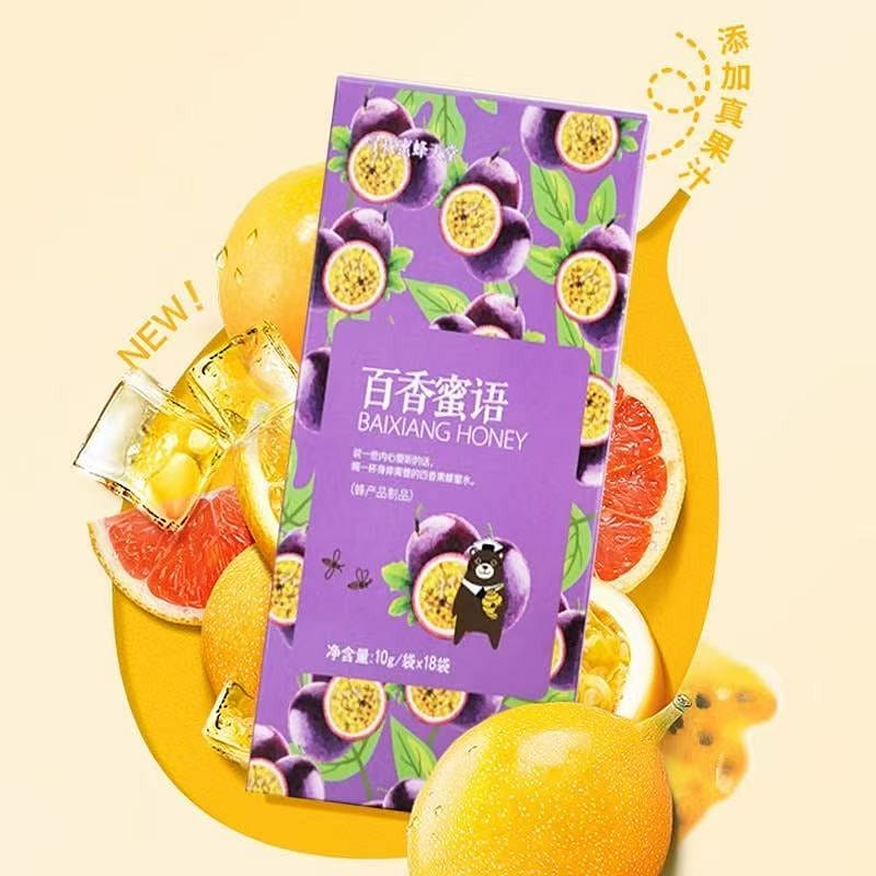 Passion Fruit Honey Sticks 180g * 1 box 180 g