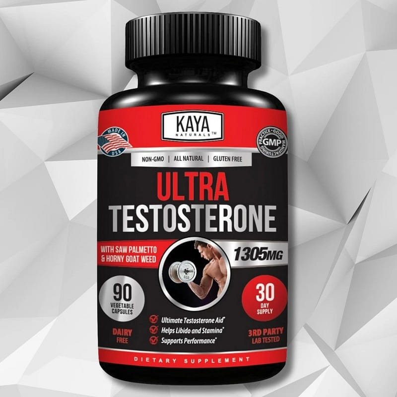 Natural Testosterone Booster 90ct Increase Energy 90 count