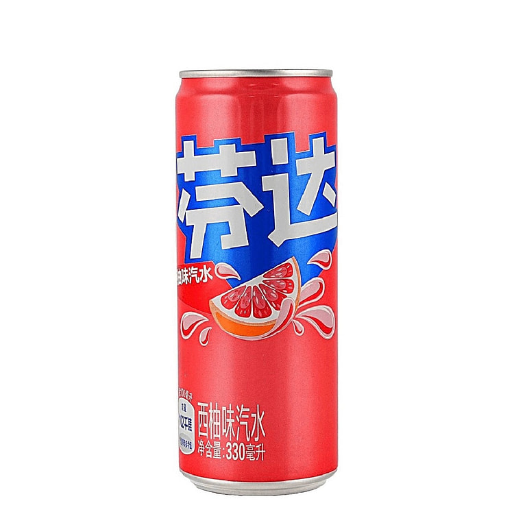 芬达西柚味汽水330ml 330 盒