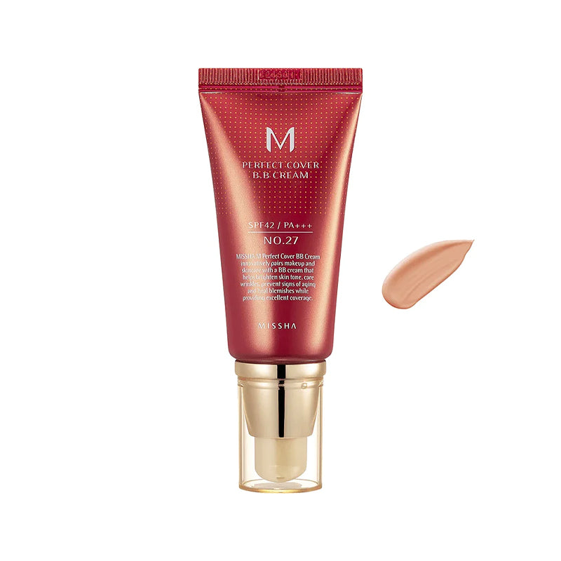 韓國 MISSHA 完美遮瑕 BB 霜 (SPF 42 PA+++) 50ml 27 蜂蜜米色 1 份