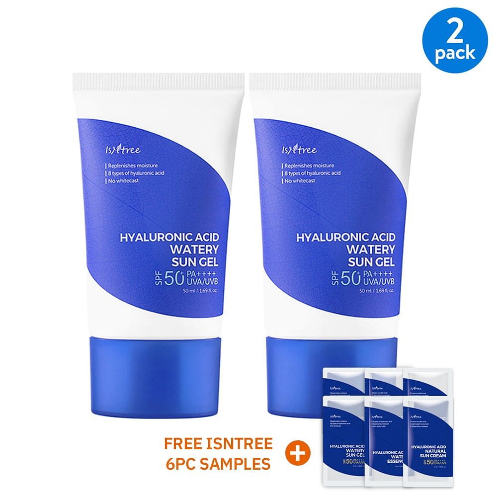 Isntree Hyaluronic Acid Watery Sun Gel, SPF50 PA++++ UVA/UVB 50ml 1.69 fl.oz. x 19.99 each
