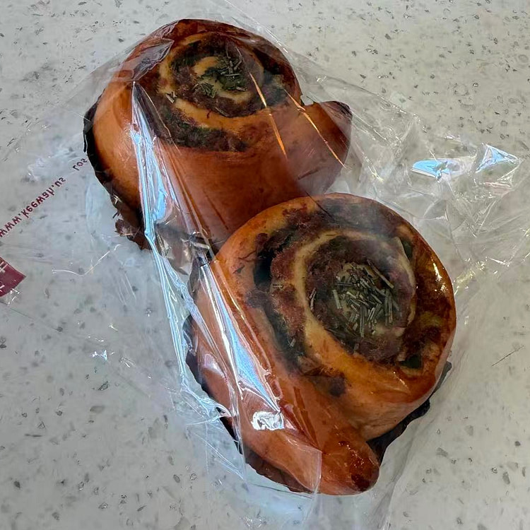 Rosemary Pork Floss Scallion Roll 1 each