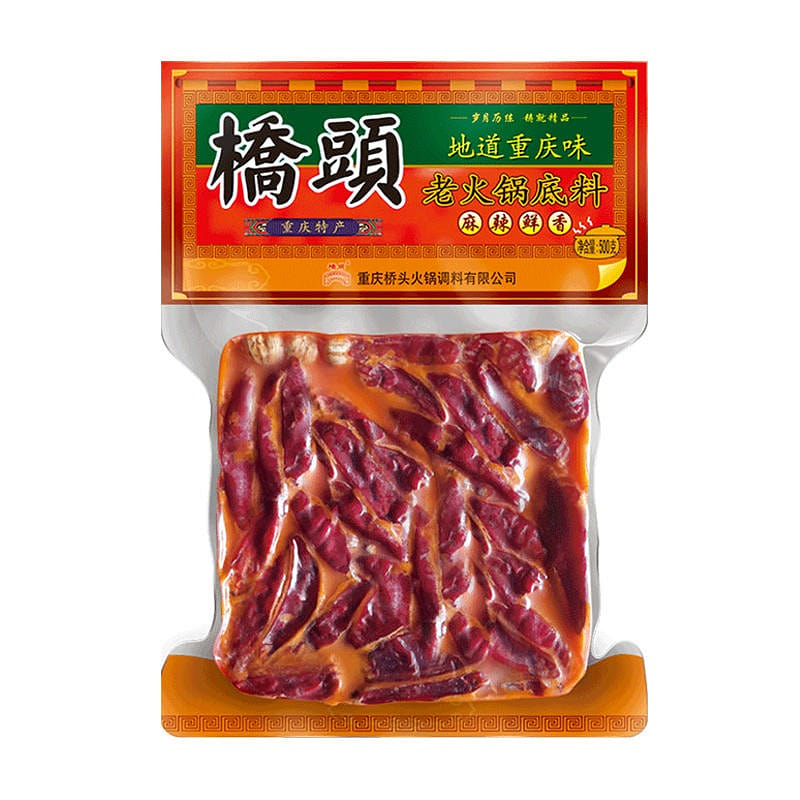 【约供10人享用】桥头 麻辣 老火锅底料 500 克