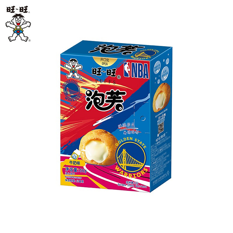 Wangwang puff milk flavor snack 56g 56 g