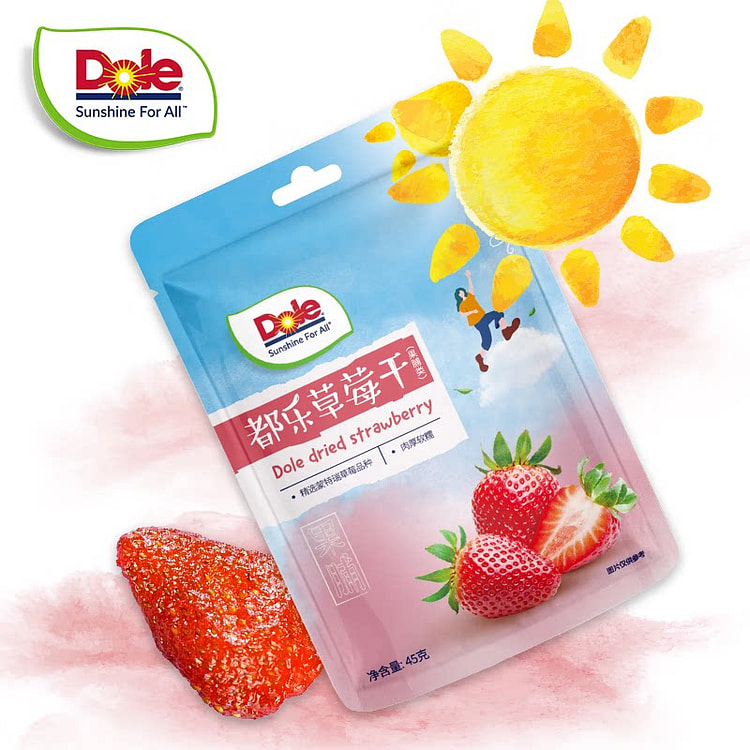 Dole都乐草莓干45g*1袋 45 克