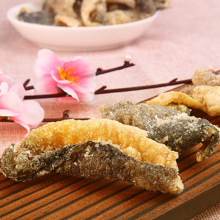 自然派叽烧鱼皮60g海味休闲聚会小零食鱼皮小吃