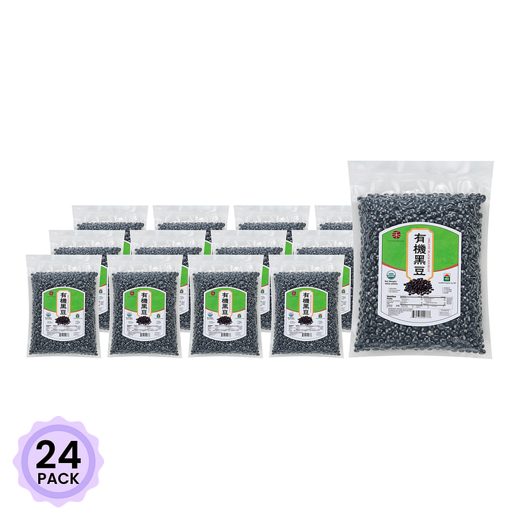 超禾 有机青仁乌豆 （黑豆） 454 克*24 包