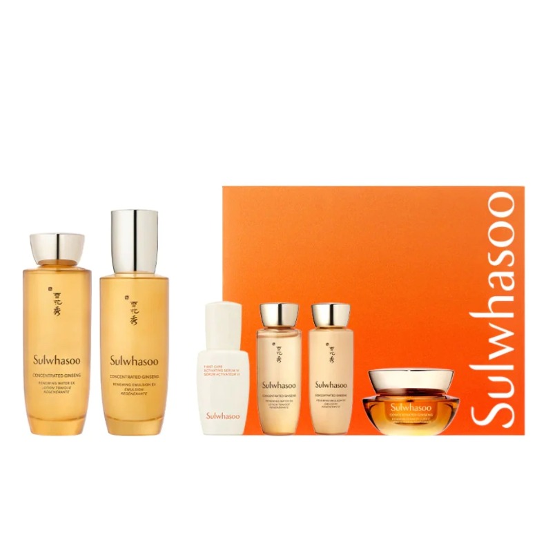 Get Sulwhasoo Concentrated Ginseng Anti-Aging Daily Routine 6 Pieces ...