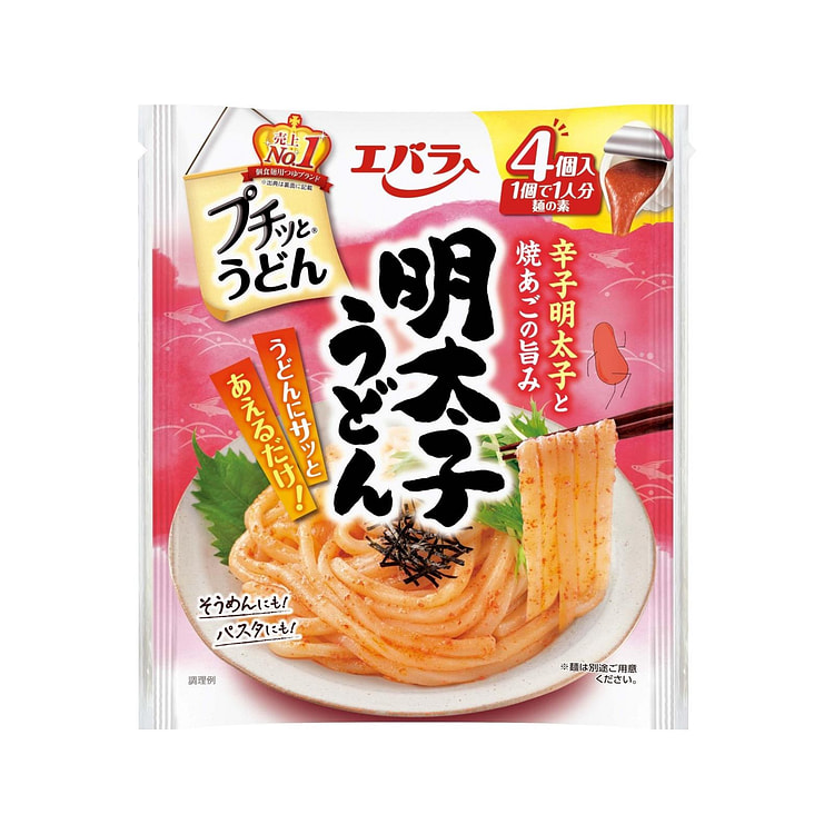 Ebara Mentaiko Udon Seasoning Soup Base 23g*4 1 each