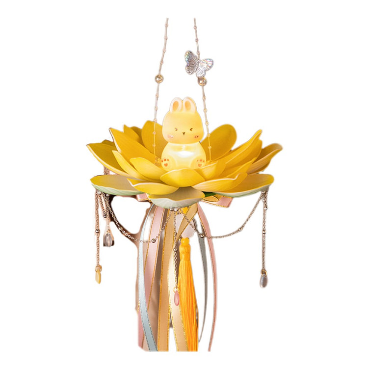 Mid-Autumn Festival Lantern Chinese Lantern-Yellow