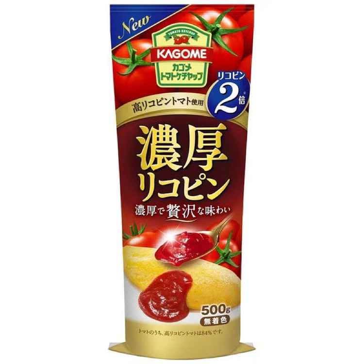 KAGOME Rich Lycopene Tomato Ketchup 500g
