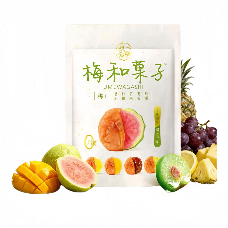 溜溜梅 梅和菓子115g青梅夹水果无核酸梅子干话梅 115 克