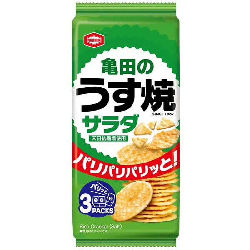 Kameda Seika Salad Thinly Baked Bread 80g 1 each