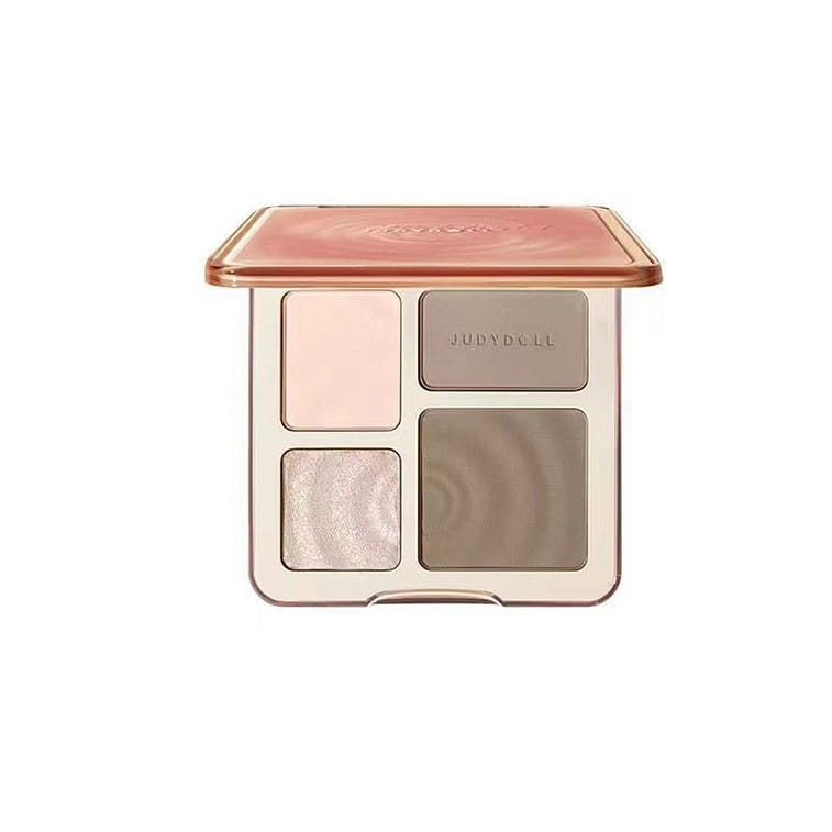 Judydoll 2 IN 1Highlighter Contour Palette#01Waves 9 g