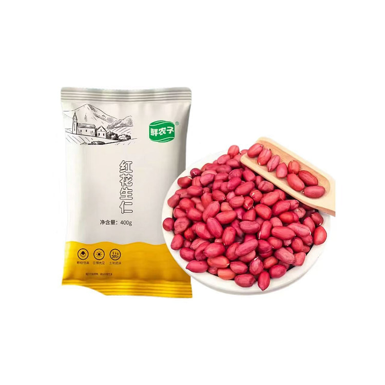 鲜农子红皮花生米400g*1袋 400 克