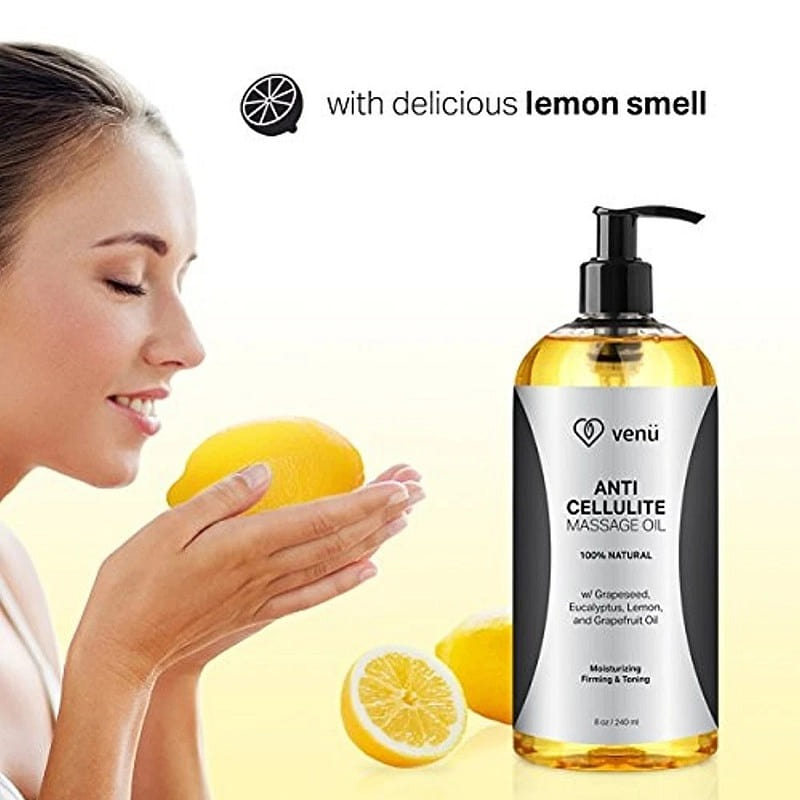 Anti Cellulite Massage Oil, Tones Skin 240 ml