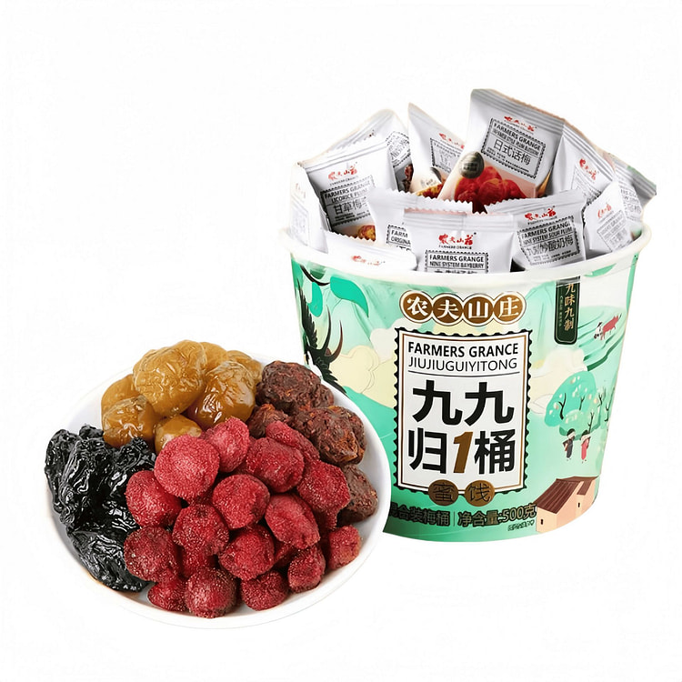 Mixed Plum Barrel 500g Set * 1 Barrel 500 g