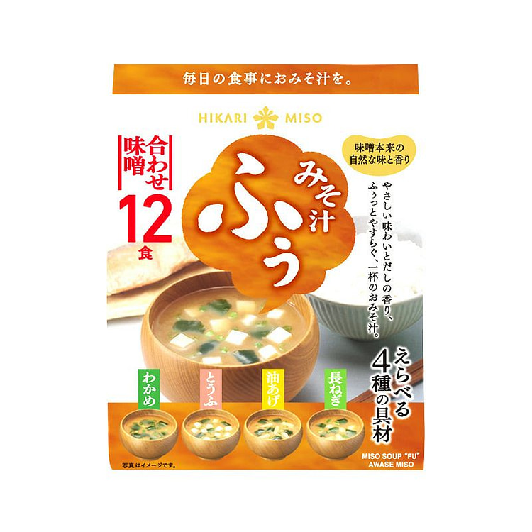 Hikari Miso Miso Soup (Awase Miso) 12 Servings 1 pack