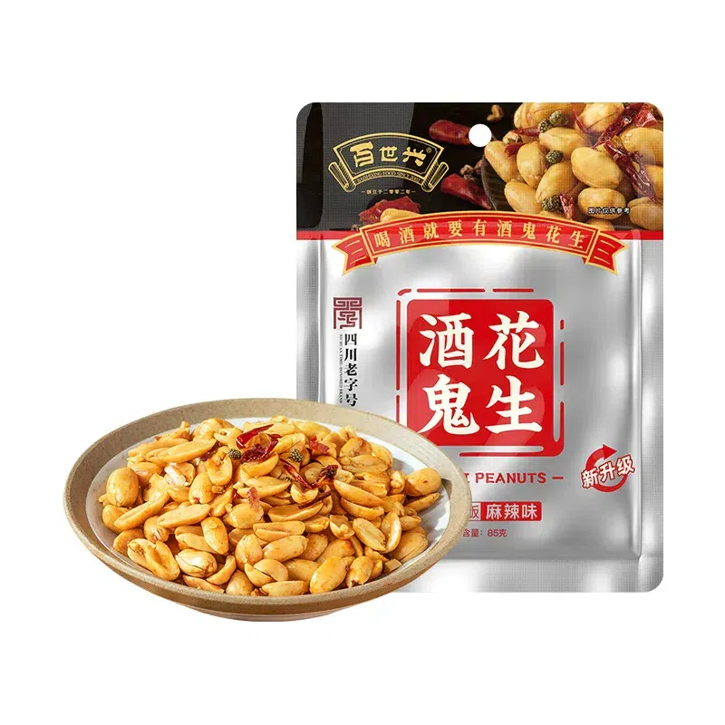 Baishixing drunkard peanut spicy taste 18g*10 180 g