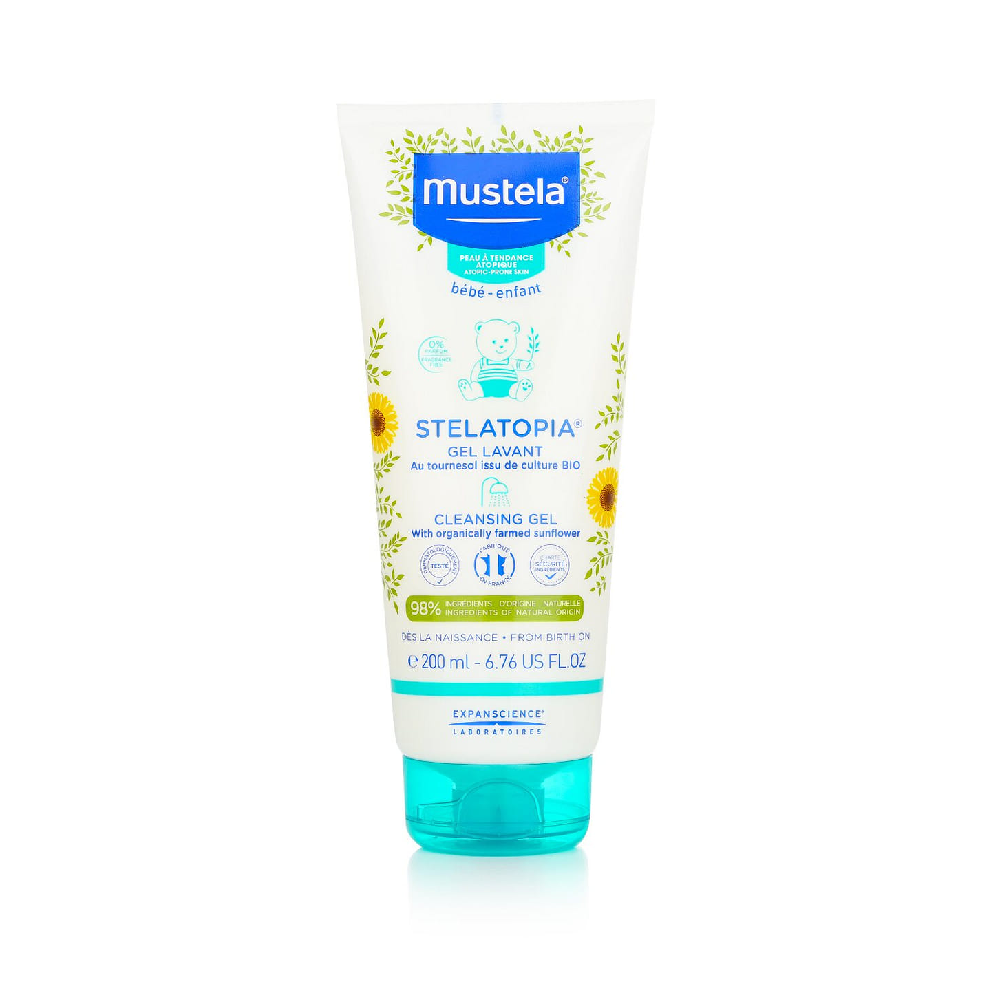 Mustela Stelatopia Cleansing Gel – For Atopic-Prone Skin 200ml/6.76oz 200 ml