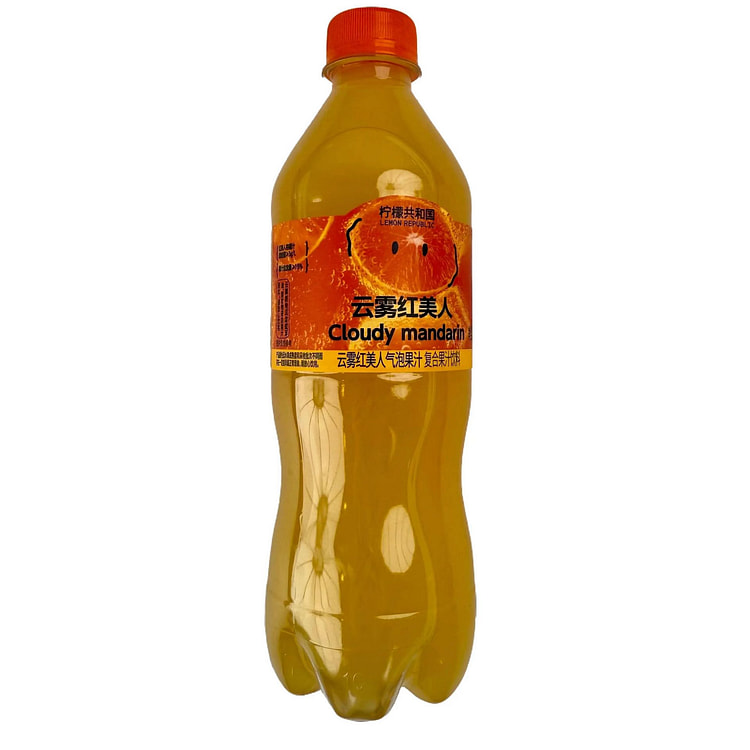 柠檬共和国云雾红美人气泡水 470 毫升