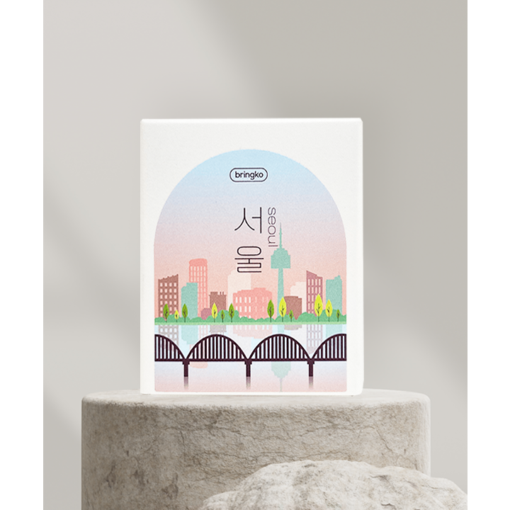 [Bringko] Car Air Freshener + 2 Ceramic Air Freshener Tablets Seoul Weee!