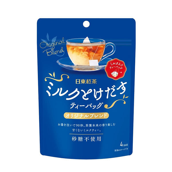 Nitto Tea Unsweetened Original Milk Tea Bags 4pcs 1 each