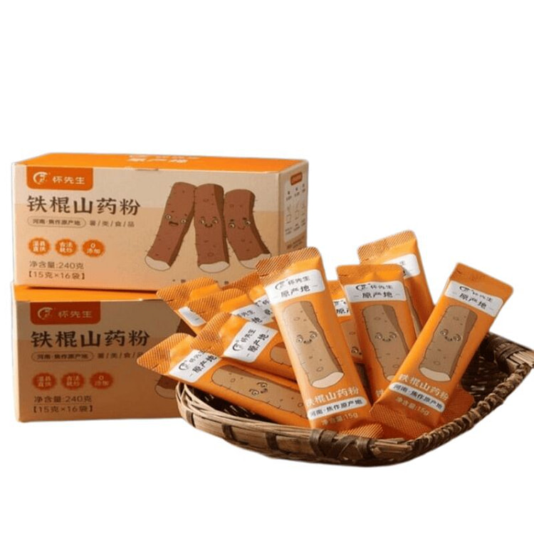 怀先生   纯铁棍山药粉240g*1盒  16袋 240 克