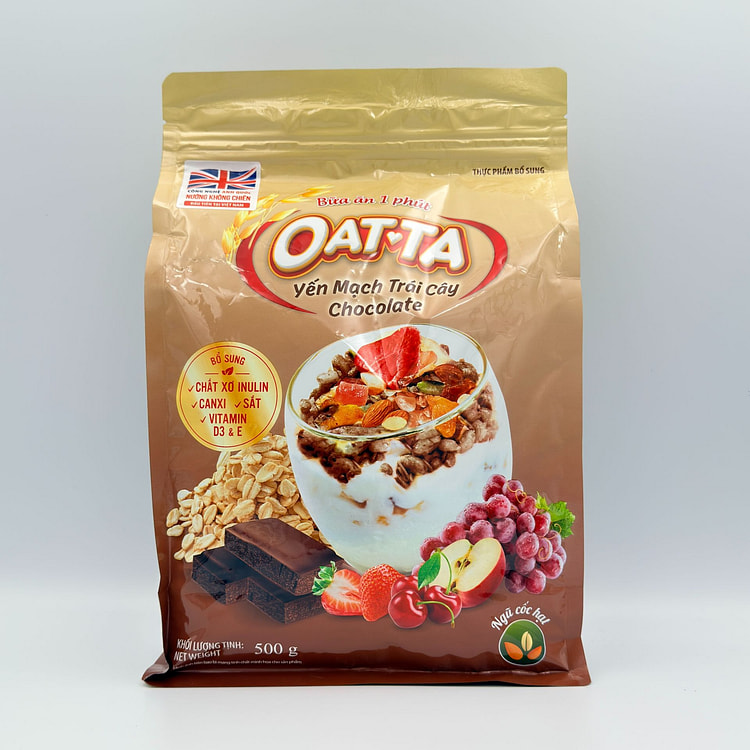 Oatta Fruit Oatmeal Chocolate Flavor 500g 500 g