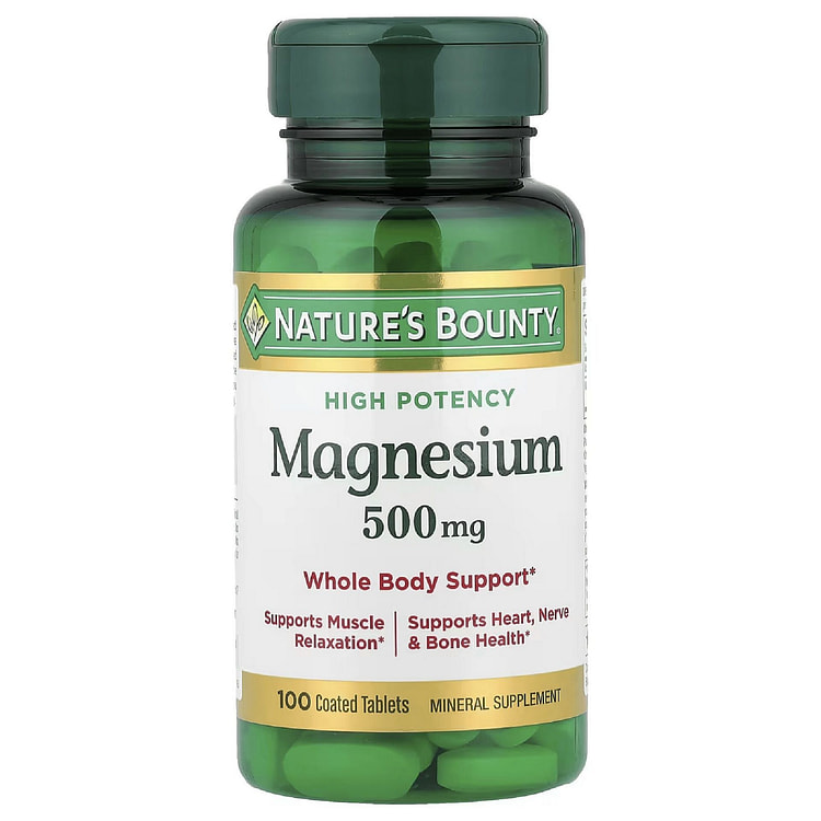 Nature's Bounty 镁片 500mg 1 瓶