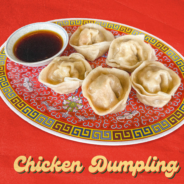 鸡肉煎饺 5pc 5 个