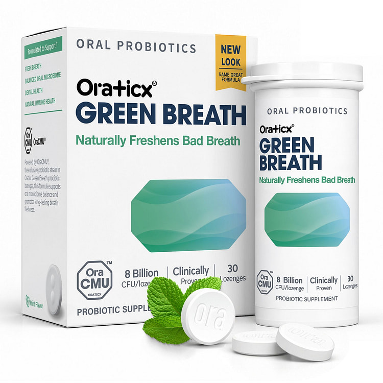 Oraticx Green Breath Oral Probiotics 1 pack