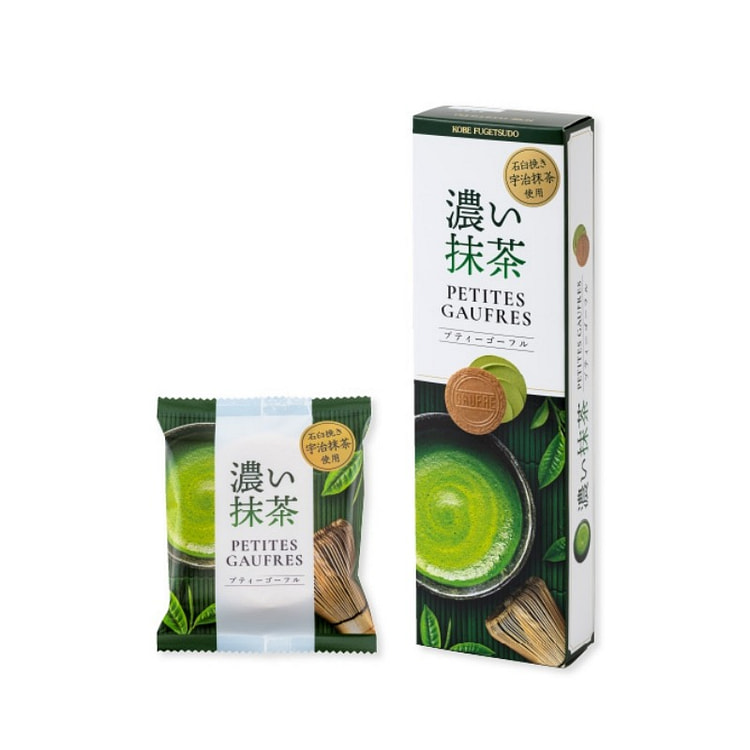 神户风月堂  抹茶奶油薄脆饼干 12枚