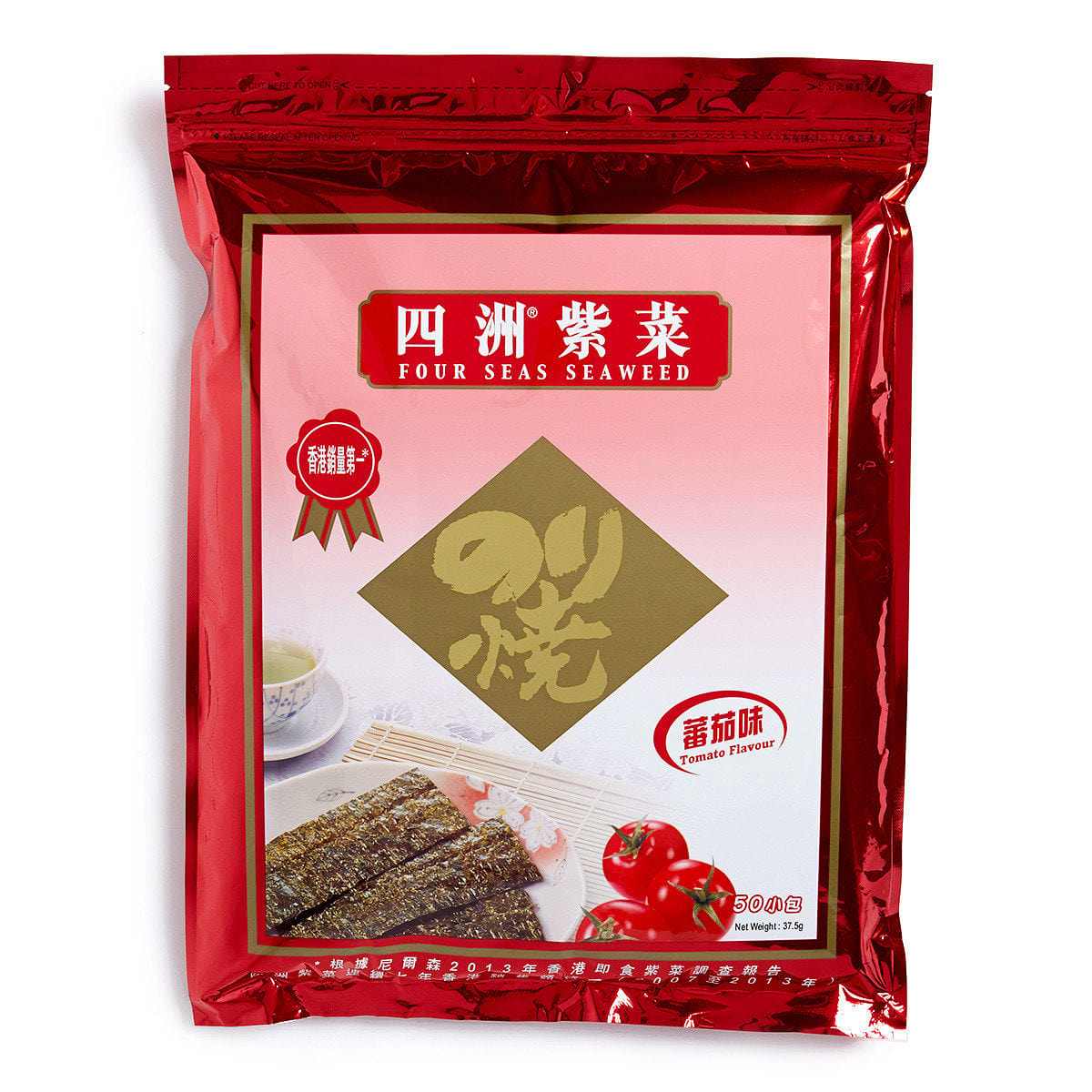 四洲 紫菜50束 蕃茄味 37.5G 50 包