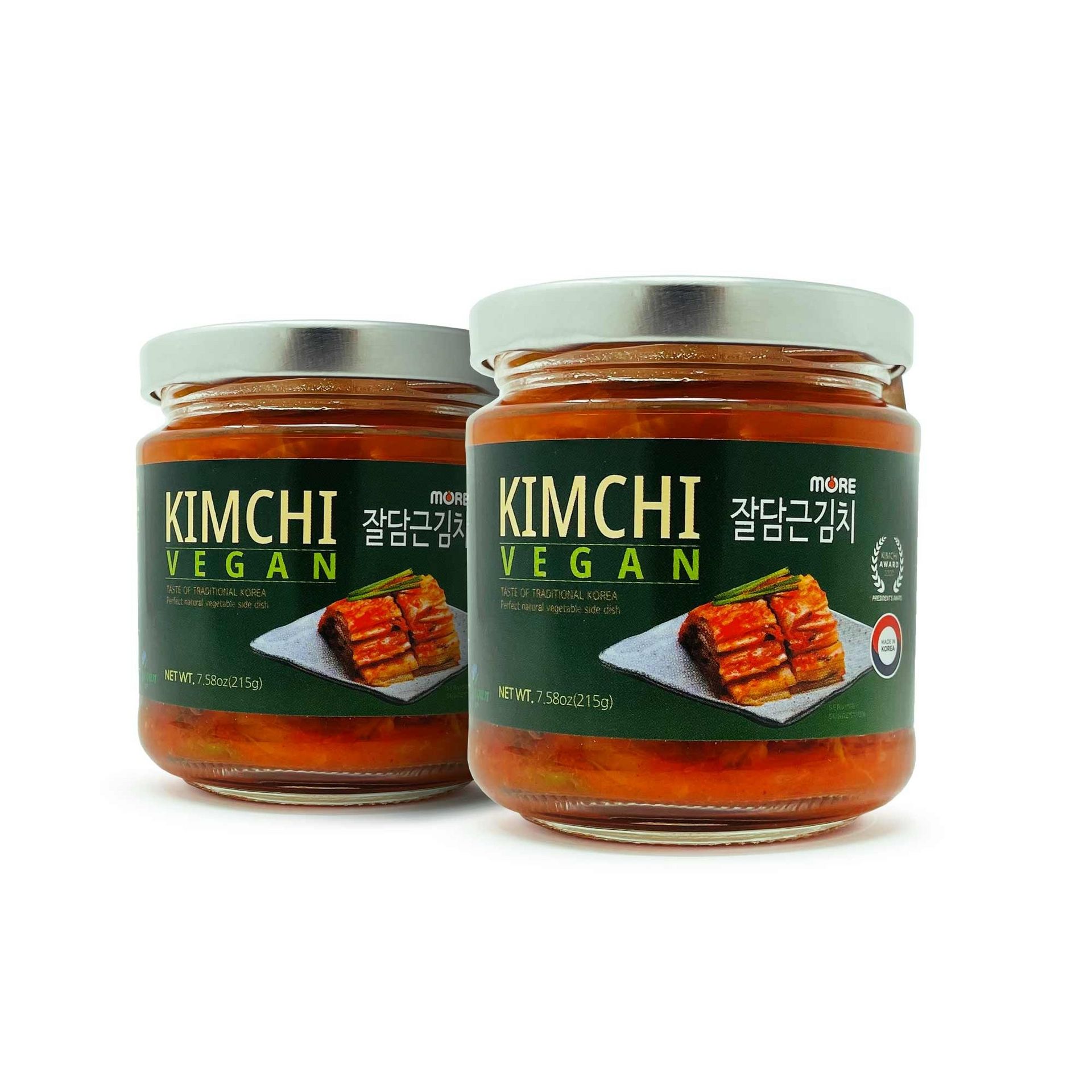 MORE Vegan Kimchi 7.58oz(215g)x2PC 16 盎司