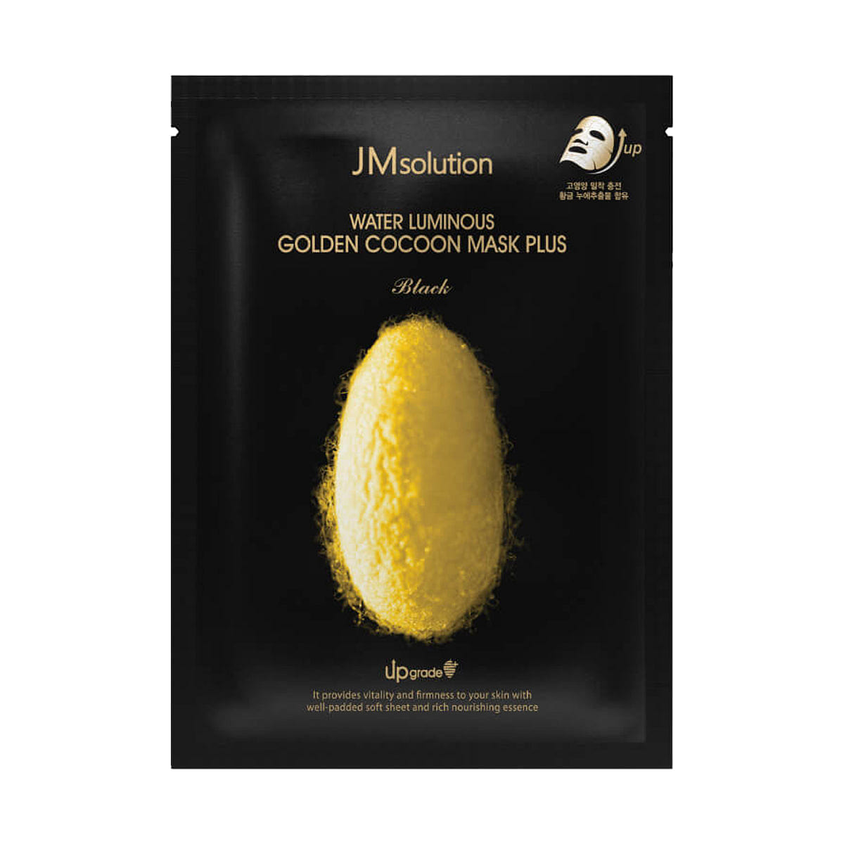 JMsolution Water Luminous Golden Cocoon Mask Plus Black Single 1 each