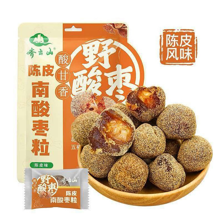 齐云山南酸枣粒陈皮味220g 酸甜休闲五眼果 220 克