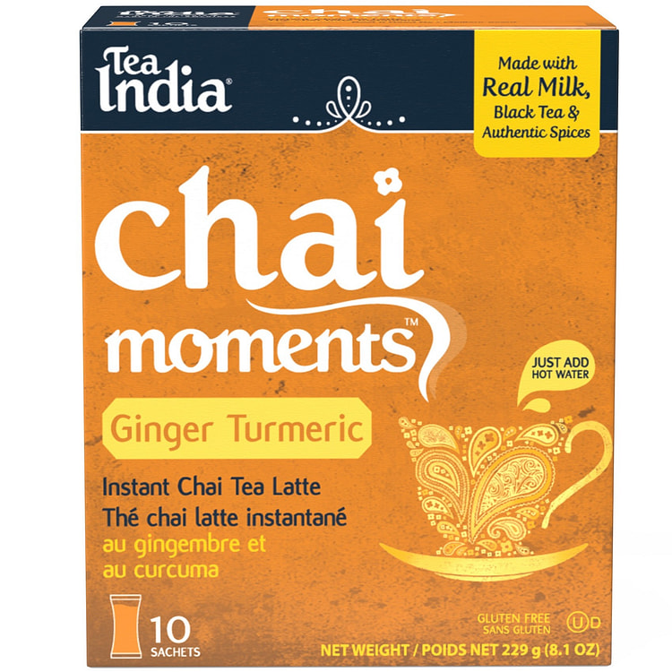 Tea India Chai Moments Ginger Turmeric Chai Latte 1 each