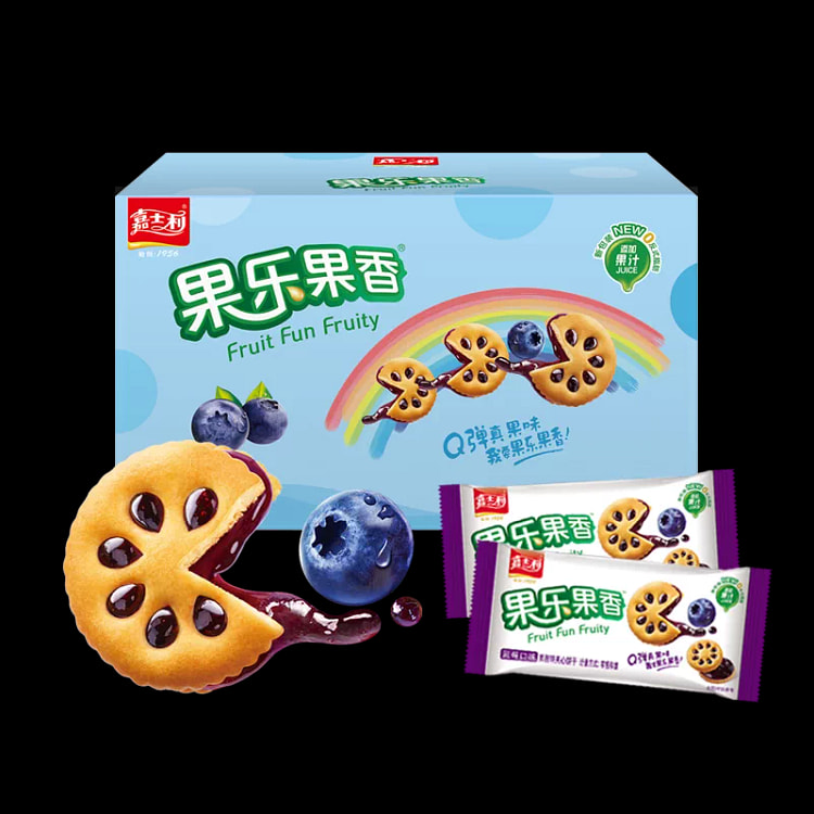 嘉士利蓝莓味饼干1000g*1箱 1000 克