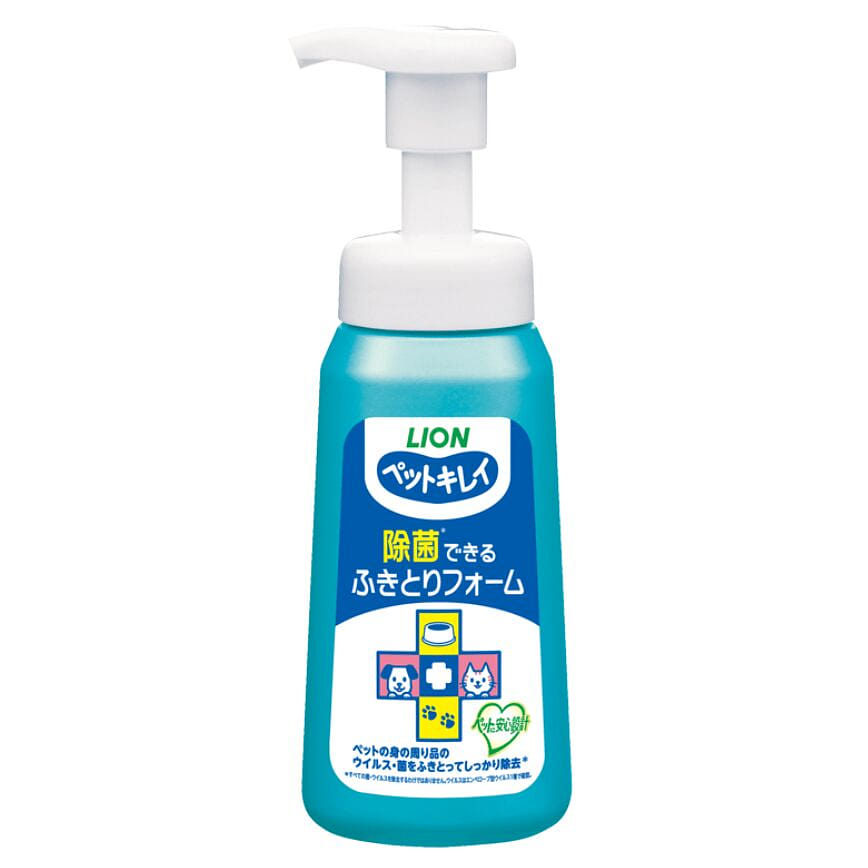 Lion Pet Kirei Disinfecting Wipe-Off Foam 250ml 1 each