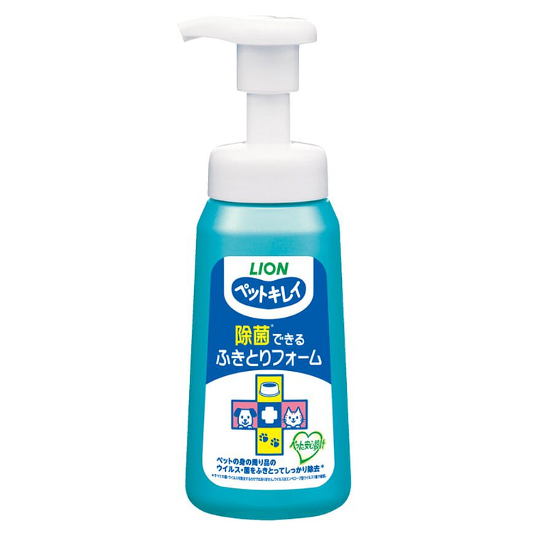 Lion Pet Kirei Disinfecting Wipe-Off Foam 250ml 1 each