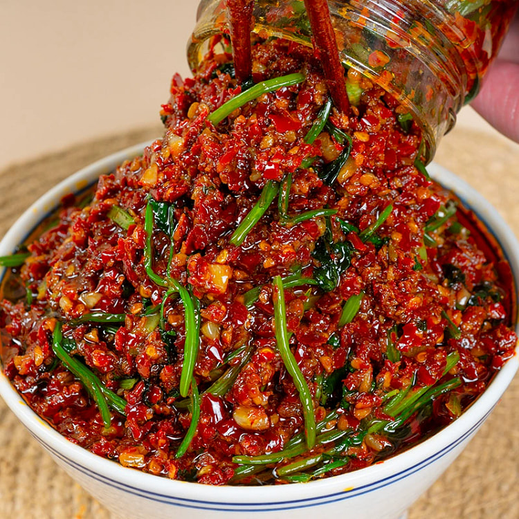 江西香菜辣椒酱1瓶 拌面拌饭酱