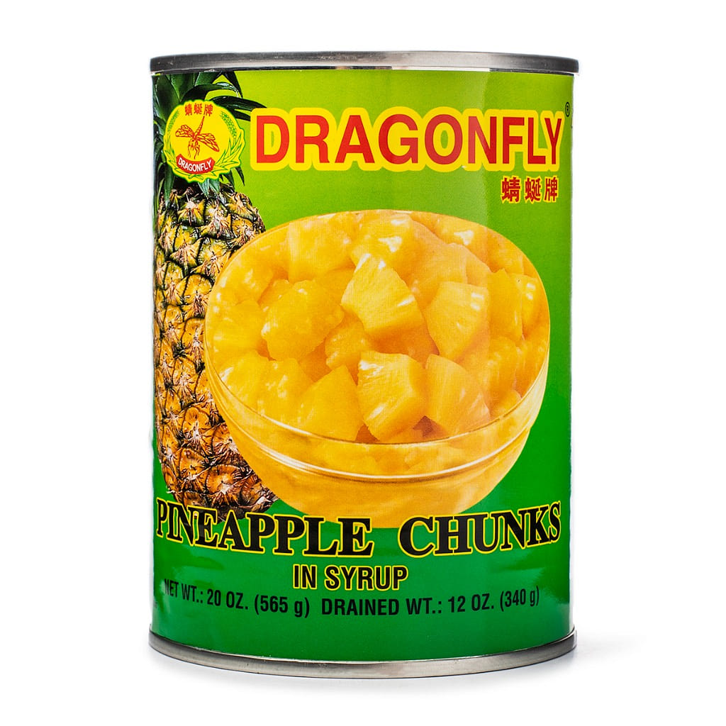 Dragonfly Pineapple Chunks in Syrup 20 oz