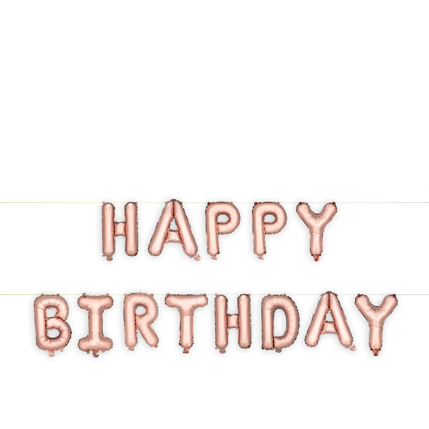 Rose Gold HAPPY BIRTHDAY Mylar Balloon by Cakewalk 13 個