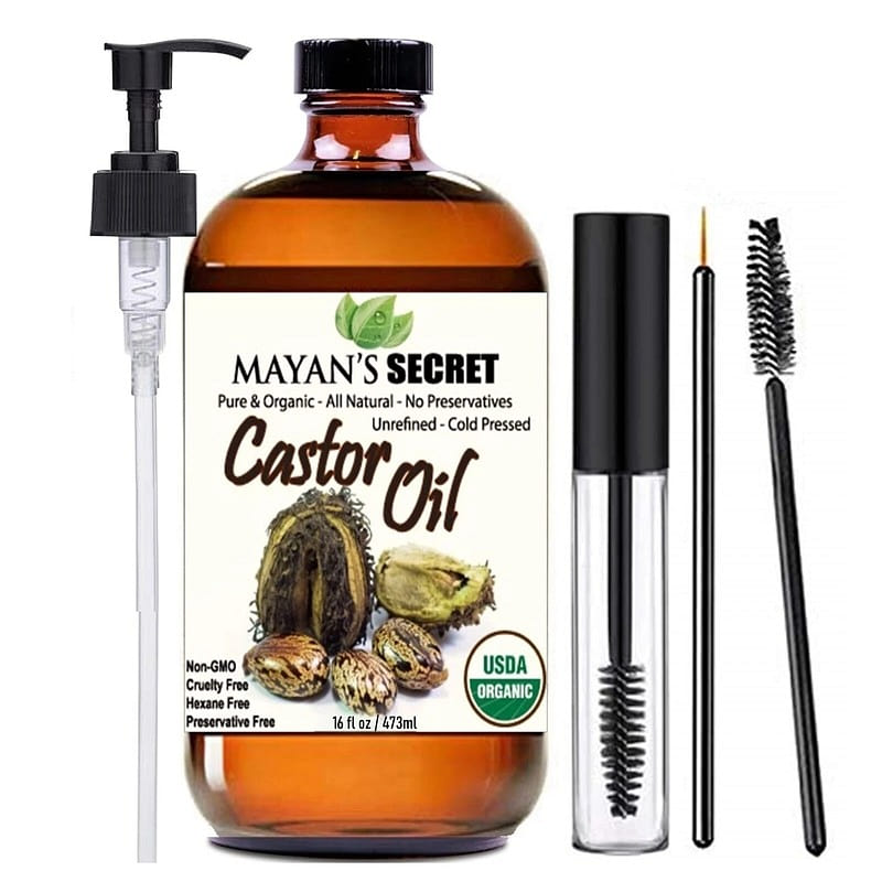 Mayan’s Secret – Castor Oil Organic Cold Pressed 4 fl.oz