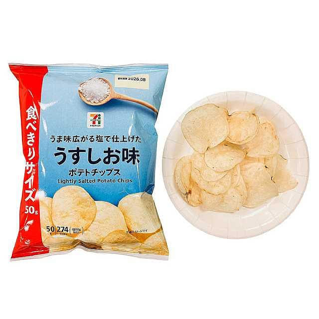 711Lightly Salted Potato Chips50g 1 each