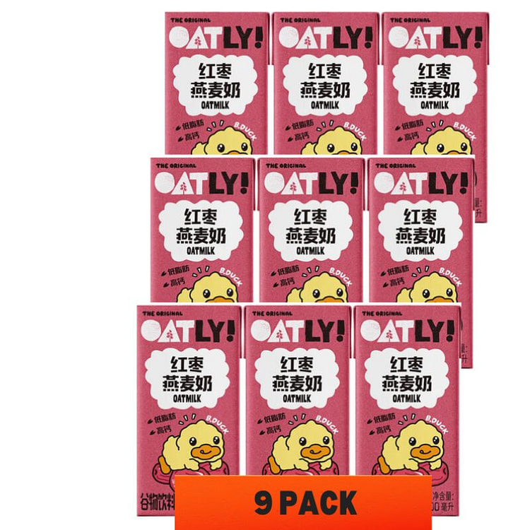 200ml*9盒 OATLY噢麦力 红枣燕麦奶